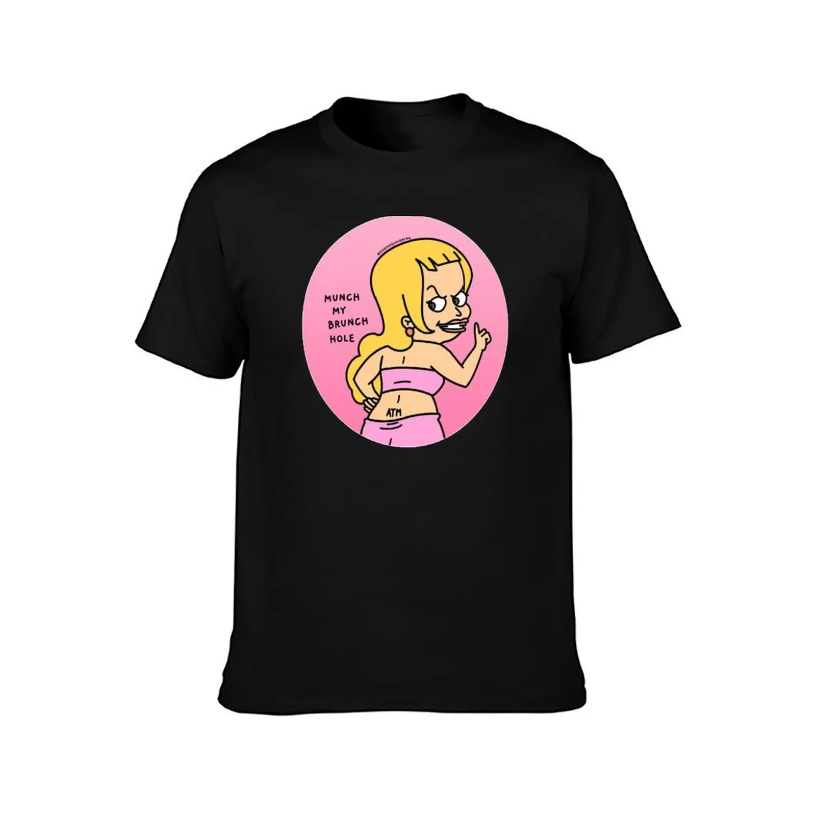 LOLA SKUMPY - Munch My Brunch Hole T-Shirt Active Sports Short Sleeve Cotton Shirt T-Shirt