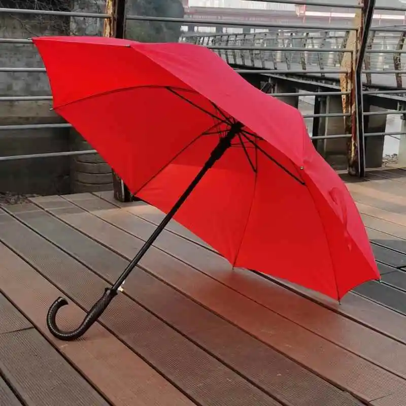 Large Red Umbrella Performance Group Operation Dance Props Return Home Red Umbrella Gift Advertisement Printed Logo
