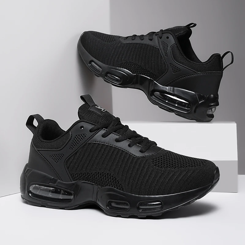 

Mens Running Shoes Breathable Knit Air Cushion Sneakers for Men 2026 New Design Casual Sports Shoes for Man Athletics Trainers