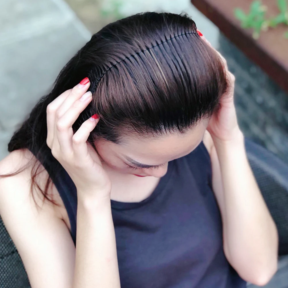 

5pcs Invisible U Shape Finishing Fixer Pin Lightweight Strong Hold Hair Accessories For Women Girls Easy Fix Curly Thin Thick