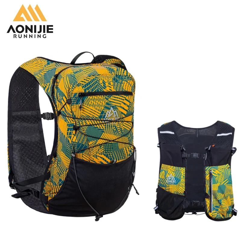 AONIJIE Cycling Hydration Backpack Men's Women's Nylon Ultralight 12L Outdoor Sports Running Backpack Hiking Climbing Bag Men