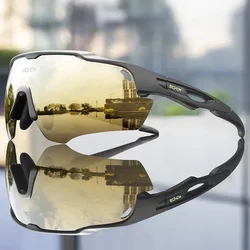 2024 SCVCN Cycling Sunglasses Fashion Polarized MTB Glasses Bicycle UV400 Cycle Eyewear Photochromic Bike Goggles for Men Women