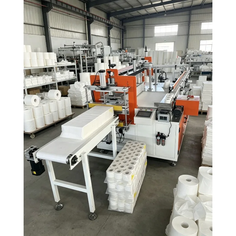Small Toilet Paper Roll Making Machine Embossing Tissue Rewinding Manufacturing Production Line Price Toilet Paper Machine