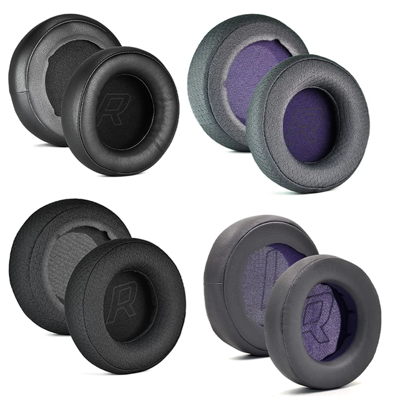 Replacement Ear Pads For 1More Spearhead VR H1005, H1006 PRO, H1707 Headphones Comfortable Earmuff Covers In Material