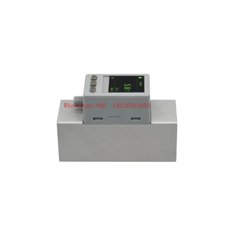 Intelligent Digital Display Large Range Thermal Gas Mass Flowmeter, Air Oxygen and Nitrogen AMS2000