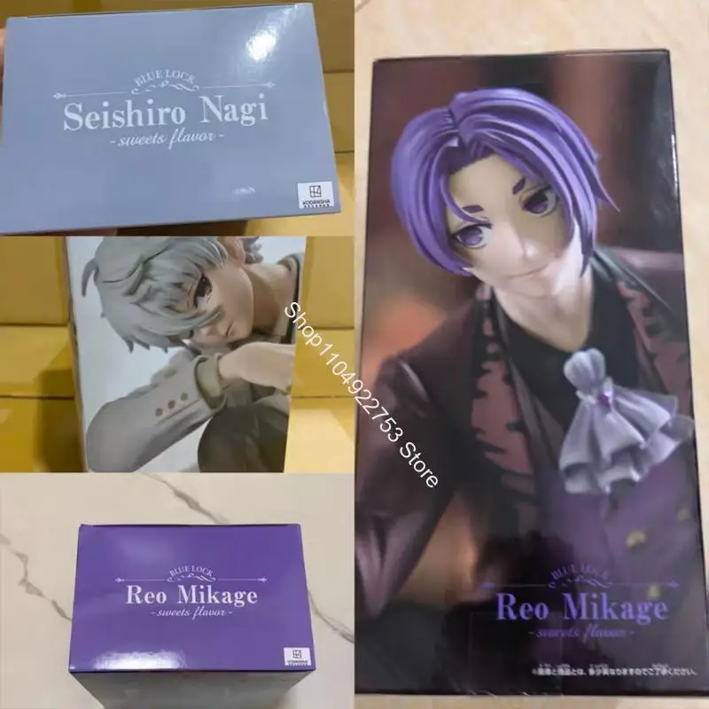 

BANDAI BANPRESTO BLUE LOCK Sweets Flavor Seishiro Nagi Reo Mikage Rin Itoshi Yoichi Isagi Figure Model In stock Genuine Gifts