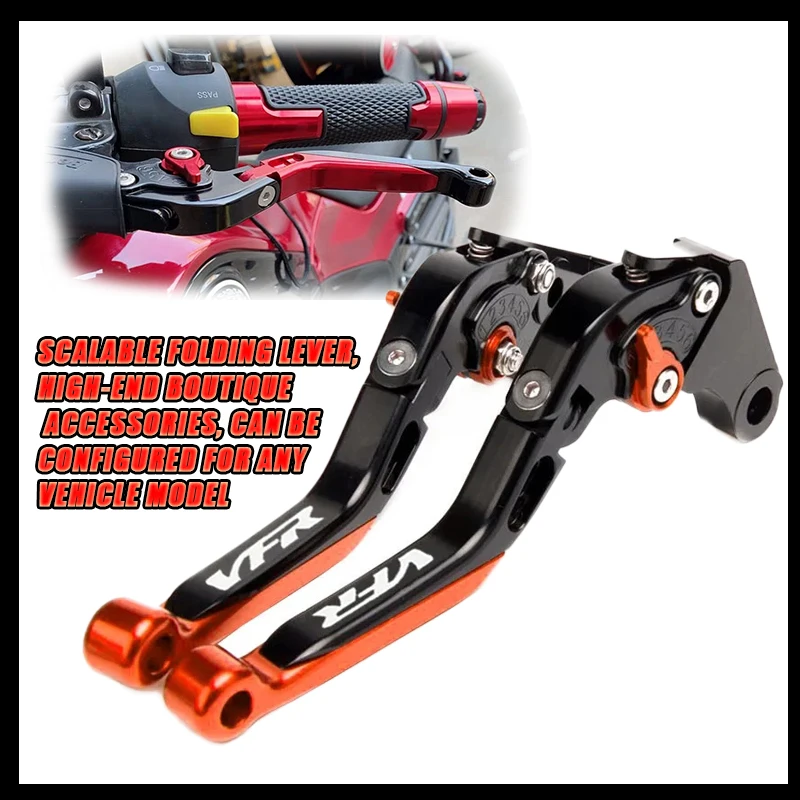 

For VFR800/F Fi/W1 VTEC VFR 800 F 800F Fi W1 VTEC Motorcycle Accessories Folding Extendable VFR800 Brake Clutch Levers