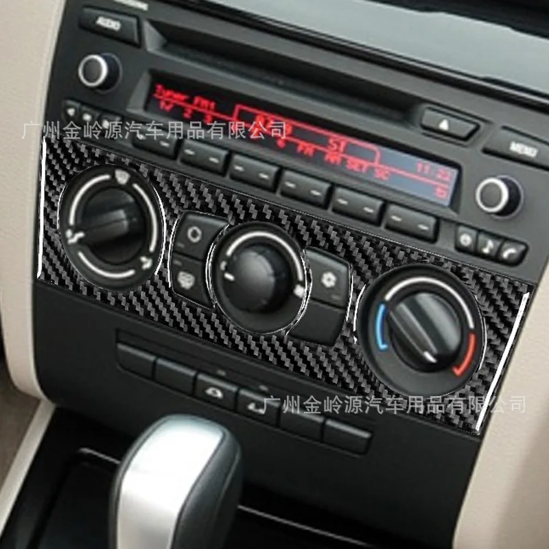 

For 2008-13 BMW 1 Series Car Interior Modification Carbon Fiber Air Conditioning Control Panel Decorative Sticker