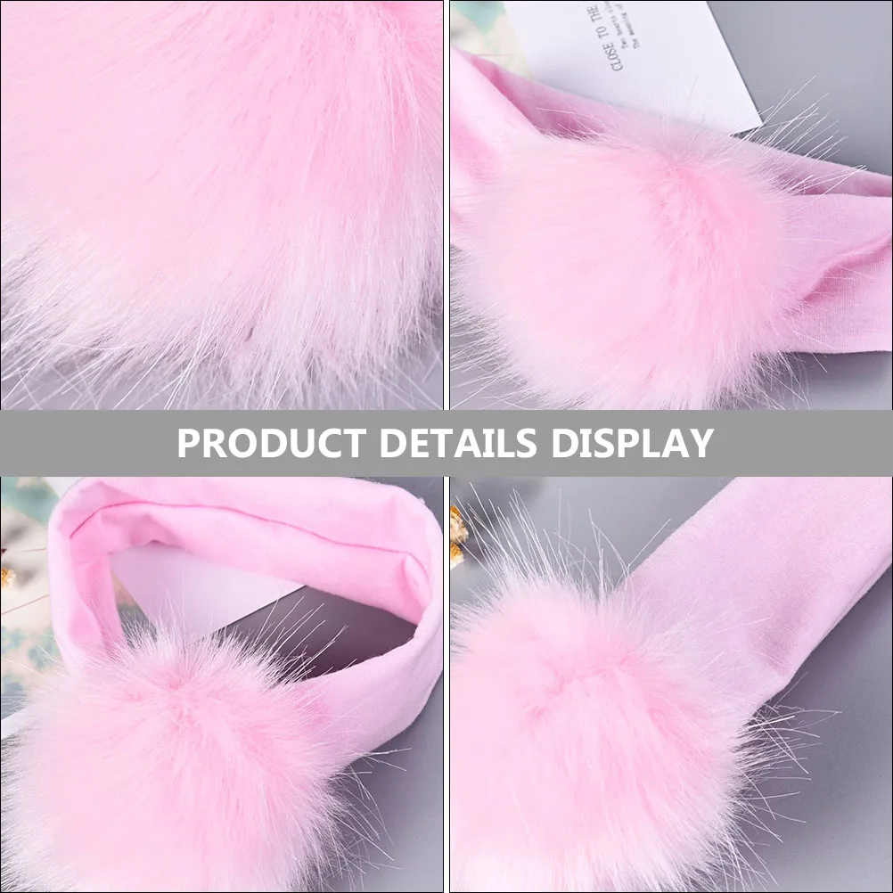 

Ball Baby Girl Xmas Newborns Headb Elastic Cotton Xmas Newborns Holiday Gift Christmas Headdress Infant Wash Cap