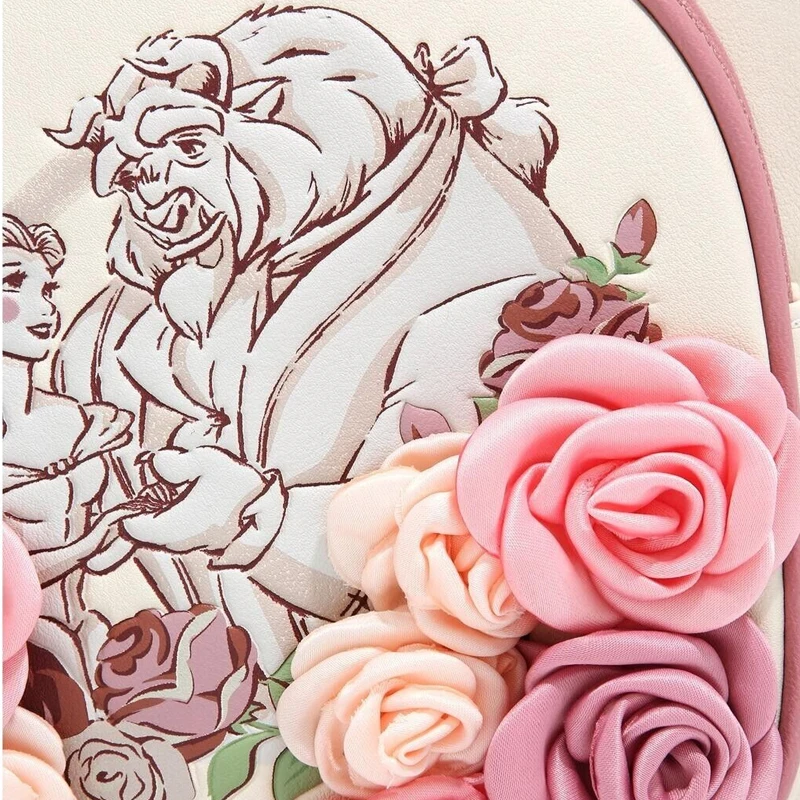 Loungefly Beauty and The Beast Princess Series Cogsworth ‌Lumiere Chip‌ Cosplay Mini Backpack Purse - view 3