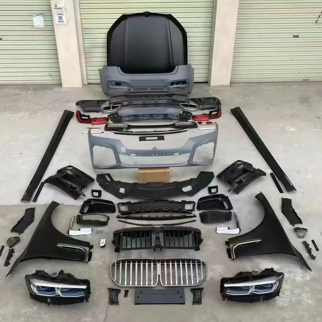 Complete OEM Facelift Conversion & Custom BuildFor 7 Series G11 G12 Old To New 2021 Facelift Body Kit With Headlights & Taillig
