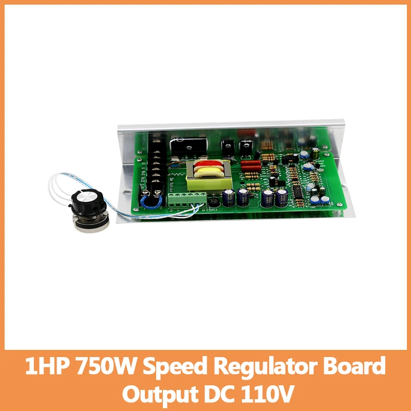 

1HP 110V 750W Speed Regulator Board Output DC High Power Permanent Magnet DC Motor Speed Regulator CW CCW