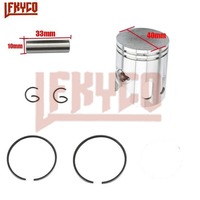 Engine Parts 40mm STD Bore for Yamaha Jog Minalli PW 50 PW50 2-stroke Cylinder Piston Pin 10mm Rings Kit Motorcycle Accesories