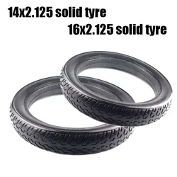 14 / 16 inch solid tire for bicycle & mountain bike 16x2.125 14x2.125 Folding electric bicycle E-bike Non inflation solid tyre