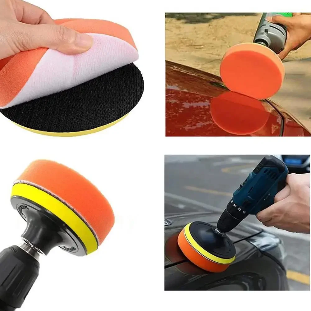 Car Polishing Pad Soft Wool Pad Waxing and Polishing Locomotive Body Polishing Disc Cleaning Scratch Removal Tool 3/4/5 Inch