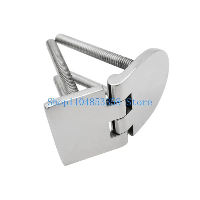 652F Saltwater Resistant 316 Stainless Steel Rotating Hinge Featuring Reinforced Pin For Demanding Marine Conditions