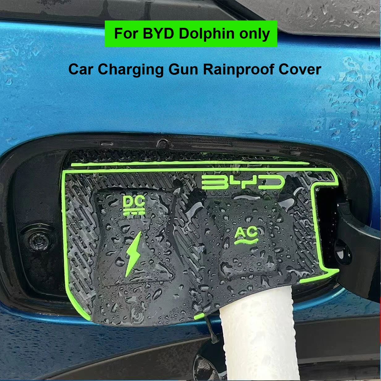 

Car Charging Gun Rain Cover for BYD Dolphin Dedicated New Energy Car Charging Port Waterproof Protector Cover Accessories