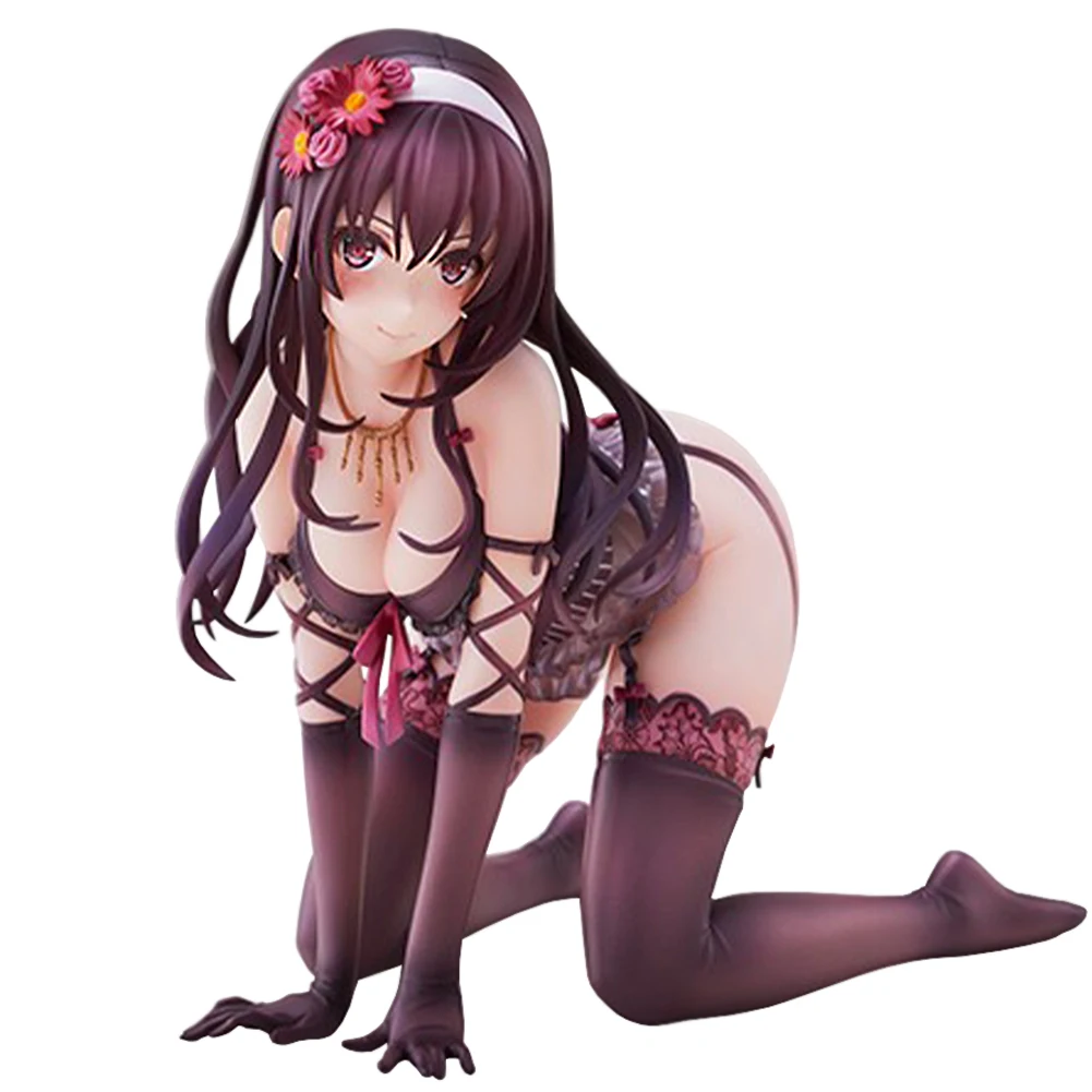 

Illustration Pretty Girl Series Anime figure Kasumigaoka Utaha figure Statue Kneeling Pose action Model Collection Doll Boy Gift