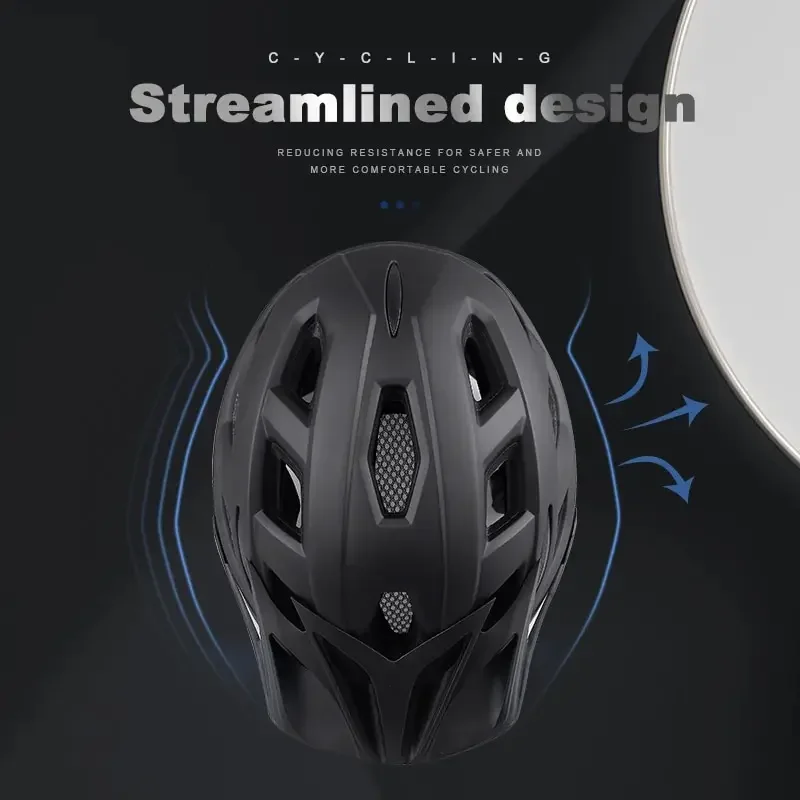 X-TIGER MTB Bicycle Helmet Integrally-molded Mountain Bike Helmet Ultralight Racing Cycling Helmet Outdoor Cycling Equipmen