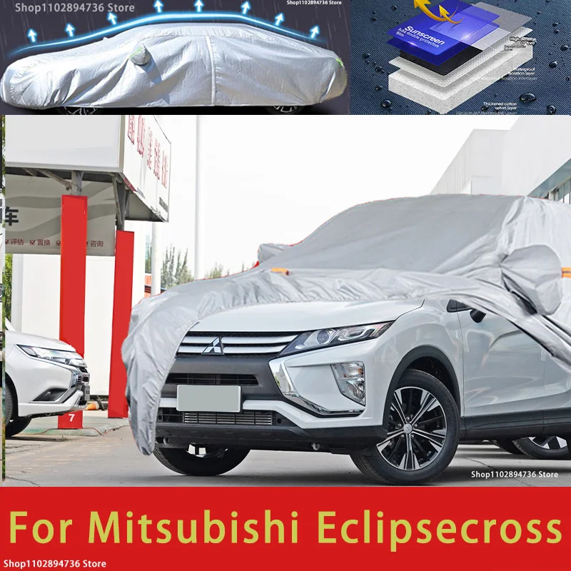 

For Mitsubishi Eclipsecross one layer Outdoor Protection Full Car Cover Covers Sunshade Waterproof Dustproof Car accessories