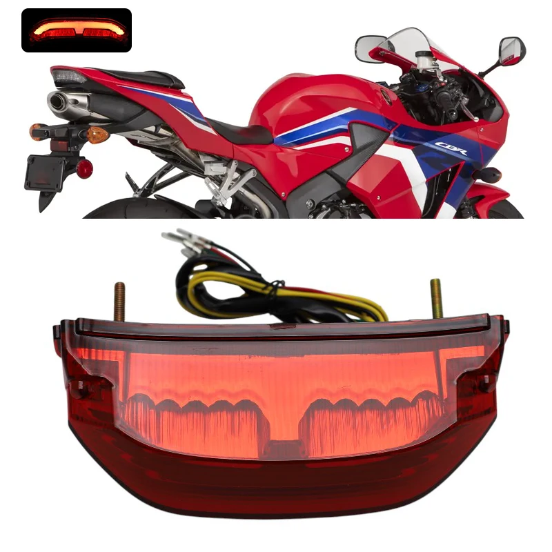 For Honda CBR600RR CBR 600 RR 2013-2023 2020 2021 2022 Motorcycle Rear Tail Light Brake Turn Signal Integrated LED Taillight