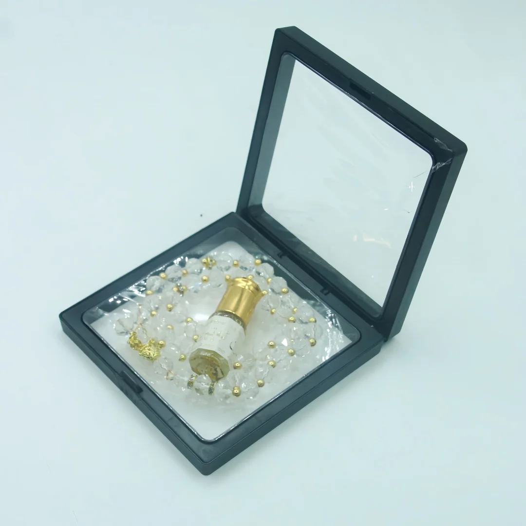 Crystal Polygon 10 mm, 33‑Bead Prayer Bead Perfume Set, Facet‑Cut, for Chanting Counting, Gift‑Ready Gift Box