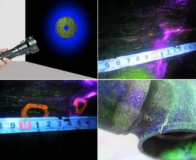 Teste magnético handheld lâmpada uv d ndt