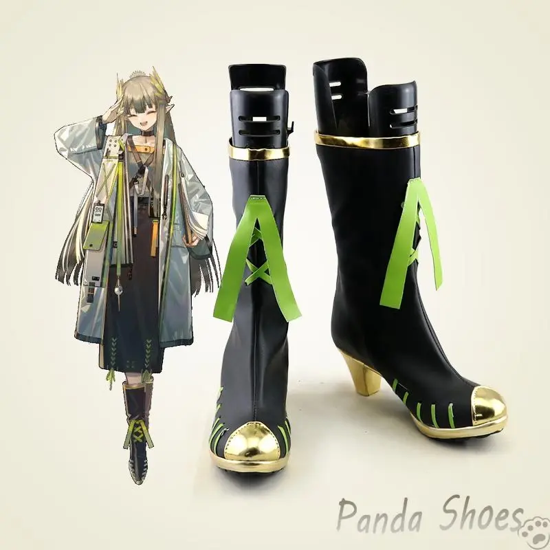 Muelsyse Game Arknights Cosplay Shoes Anime Cos Comic Cosplay Costume Prop Shoes for Con Halloween Party