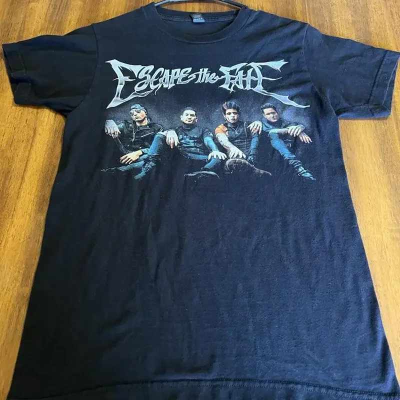 Small 2020 Escape The Fate Band Concert T Shirt Slim Fit