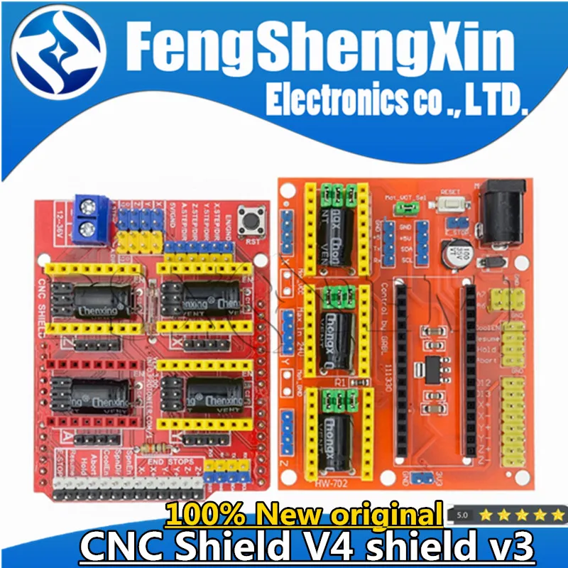 CNC Shield V4 shield v3 Engraving Machine / 3D Printer / A4988 Driver Expansion Board for arduino Diy Kit