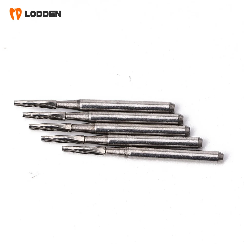 5Pcs/Box Dental Tungsten Carbide Bur for High Speed Handpiece FG Type Round Dental Lab Clinic Tools Tungsten High Speed Drills
