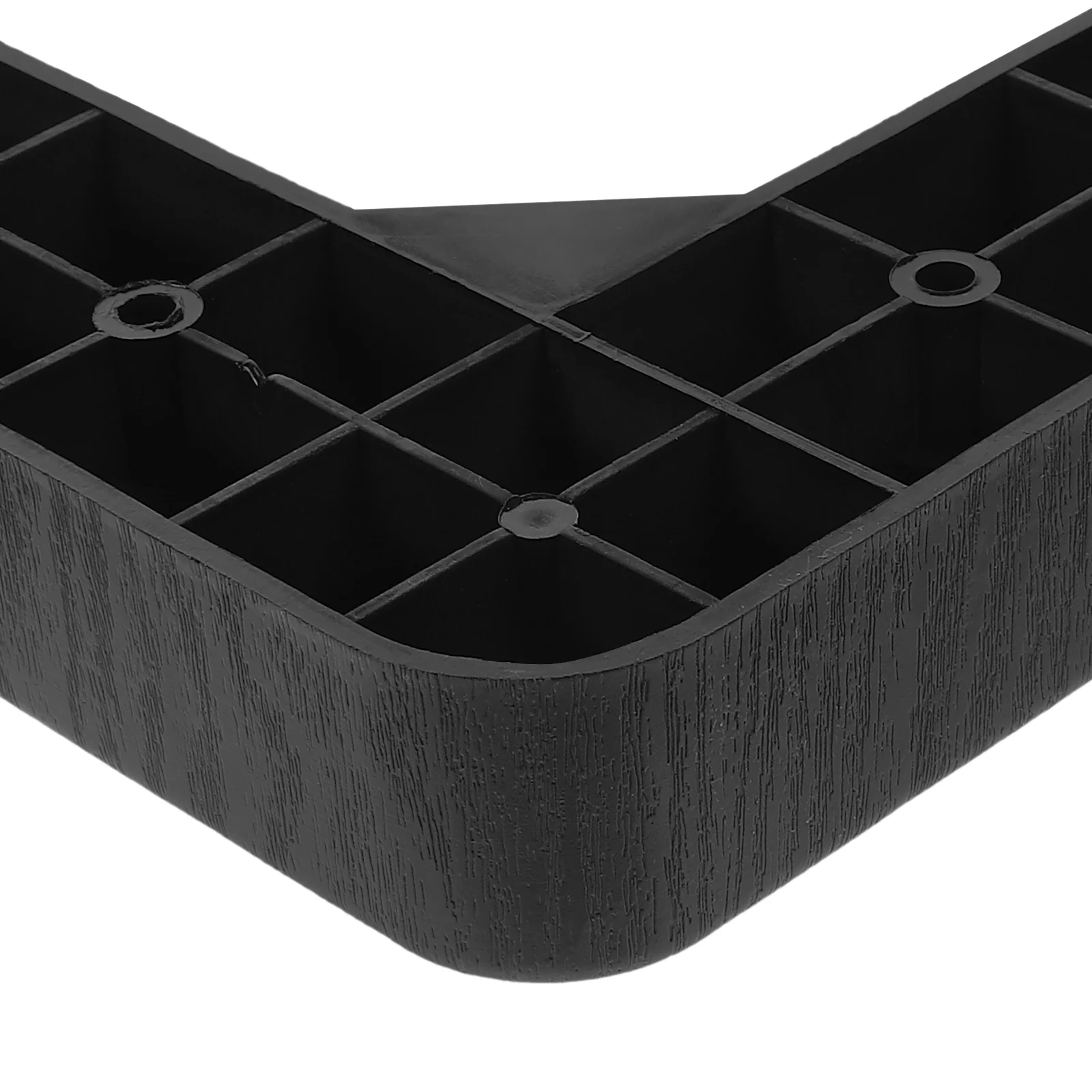 4 Pcs Plastic Sofa Bed Legs 5cm Triangular Sturdy Furniture Risers Non Adjustable Height Protector Anti Scratch