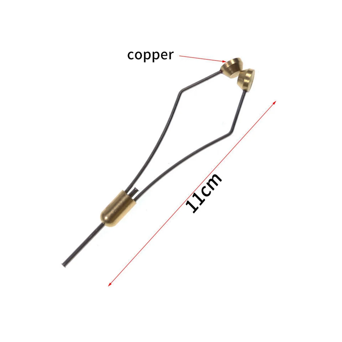 5-個釣りフライタイイングツールボビンホルダーアーク口セラミックインサートボビンホルダーノットメイキングフライタイイングツール-abwy