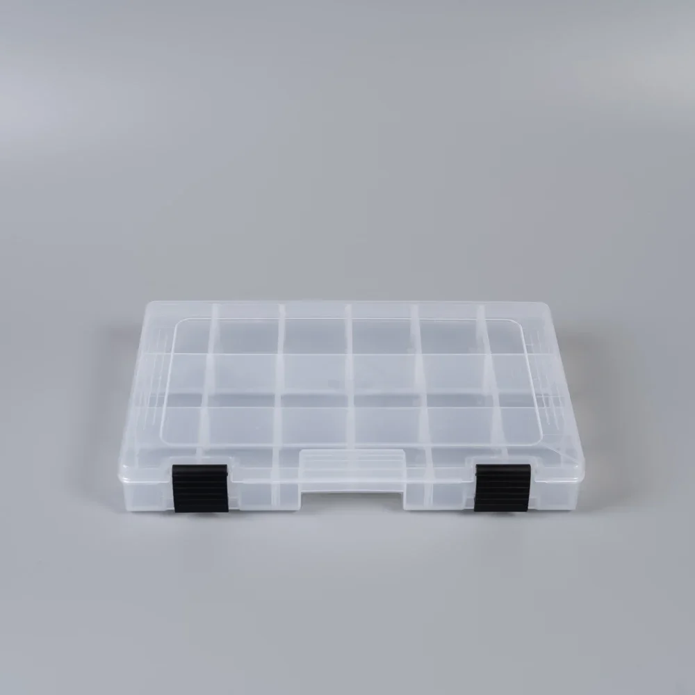 

Functional factory direct price fishing storage organizer clear fishing hook box fishing bait storage case