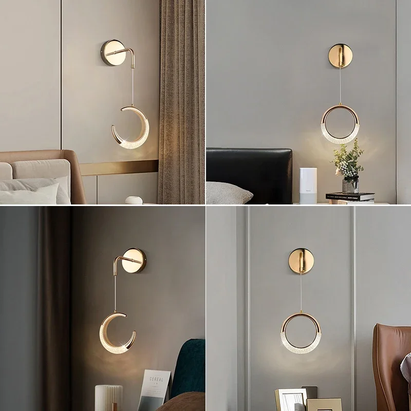 Nordic Star Moon lampade a sospensione a soffitto a Led lampadario a sospensione illuminazione di lusso per bambini camera dei bambini lampada da comodino per la casa