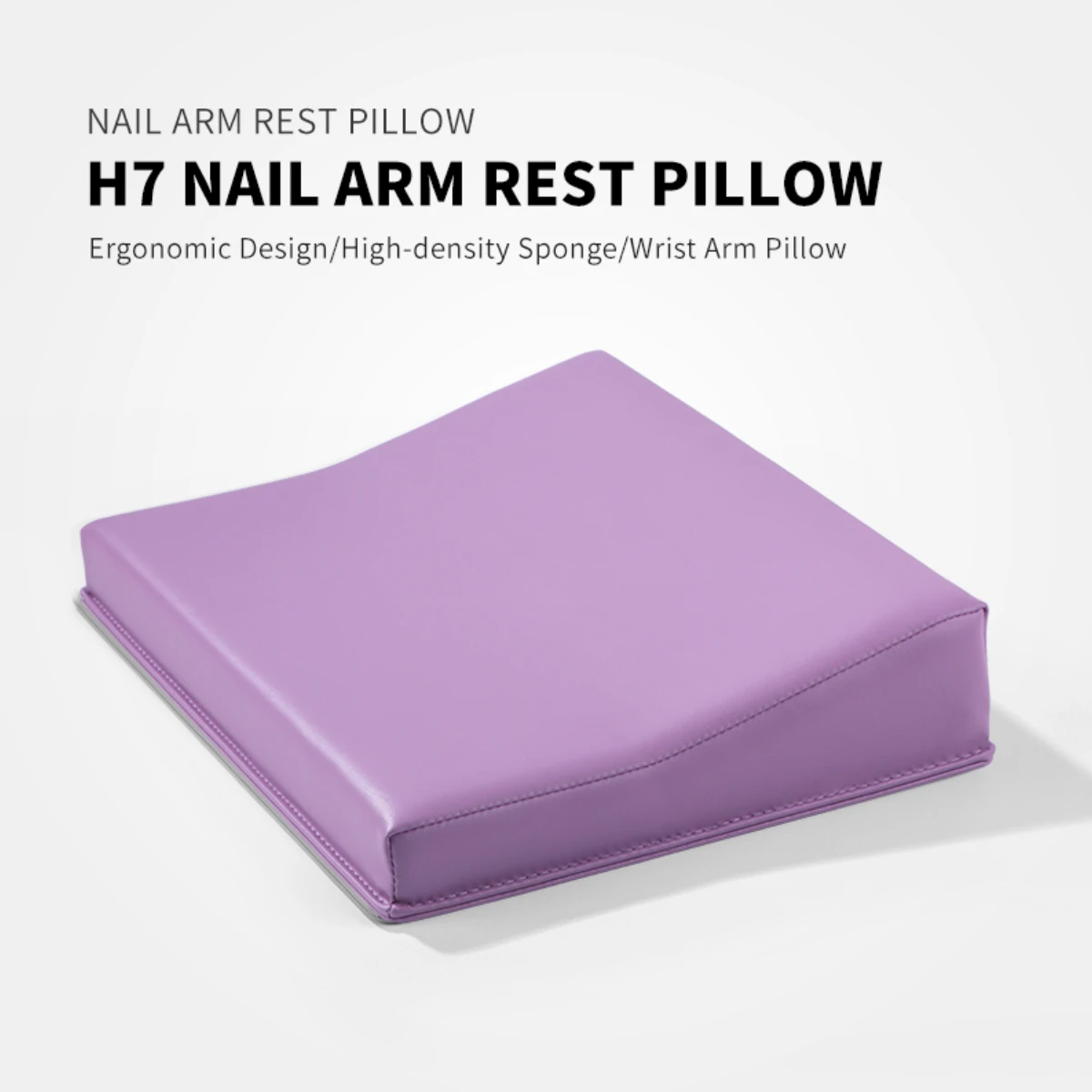 Nail Arm Rest for Nail Tech, Sofa Armrest Manicure Hand Rest Pillow, Luxurious Big Microfiber PU Leather Armrest