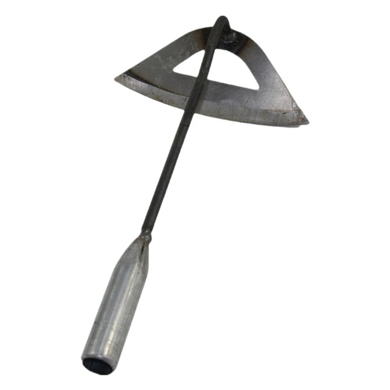 

JU64 Gardening Tools Hollow Hoe All Steel 32.5cm Hardened for Backyard Agriculture Easy Weeding Soil Loosening