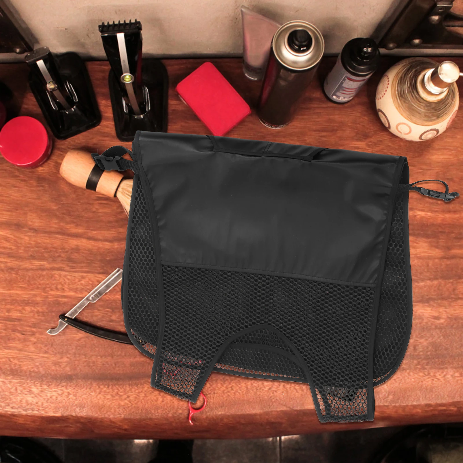 

Waterproof Barber Apron For Men Women Hair Stylist Salon Workwear Fabric Adjustable Hairdresser Apron Reusable