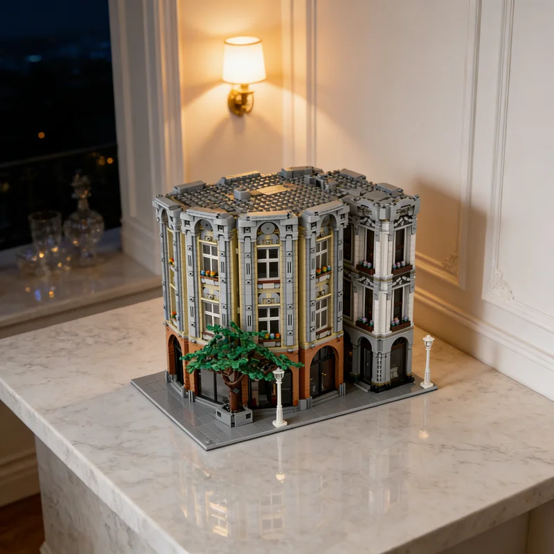 

6247pcs MOC Music Store Fashion Modular Streetscape Model Building Blocks Creative Display Gift Collectible Decor Kids Premium