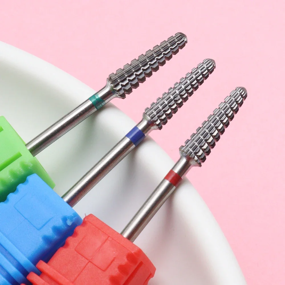 قطعة واحدة من مثقاب الأظافر الاحترافي من الكربيد - أداة إزالة الجل الفعالة، ملحق مثقاب كهربائي للتقليم وفن الأظافر، Unsce #3