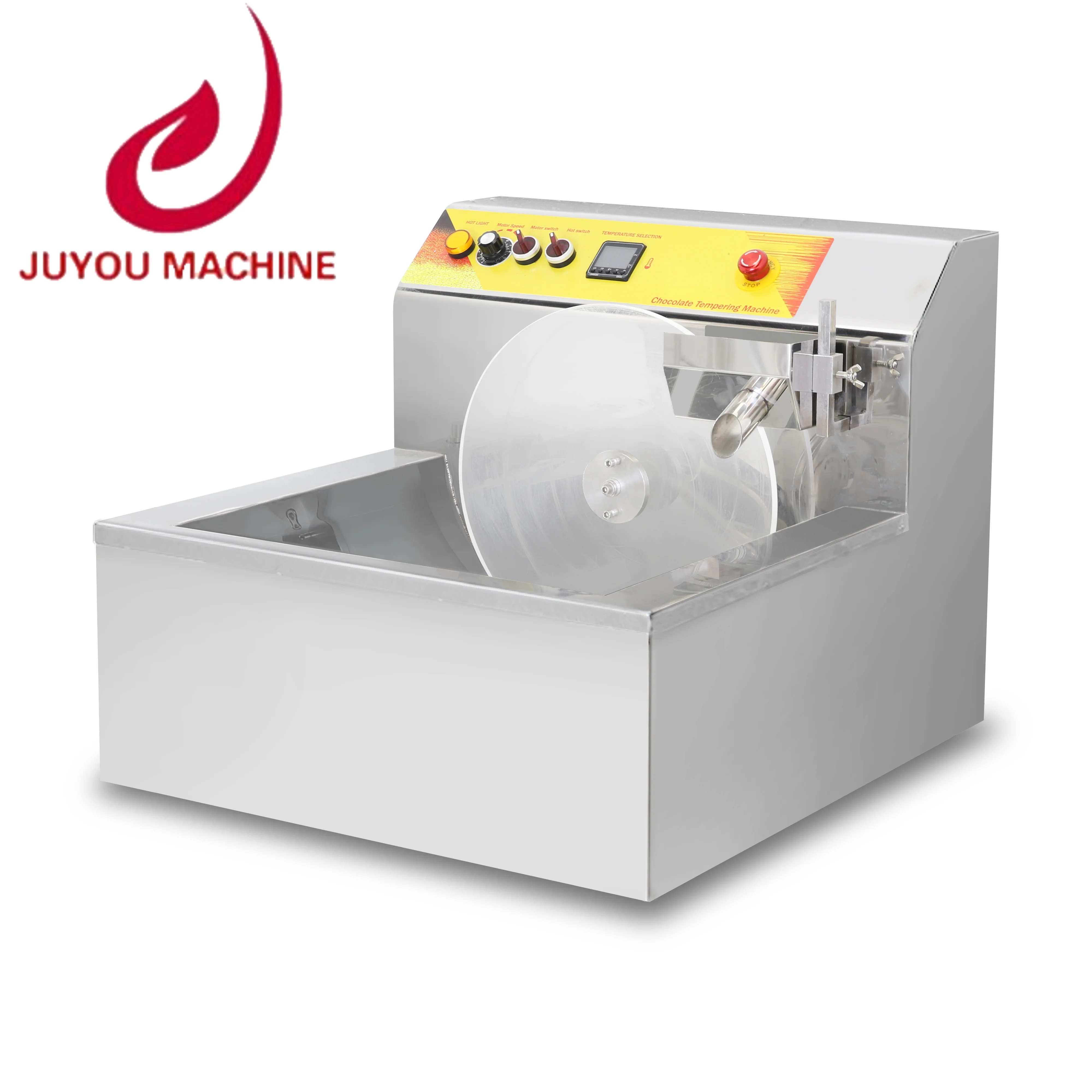 Commercial 25L Tabletop Mini Chocolate Tempering Machine Small Chocolate Tempering Processing Equipment