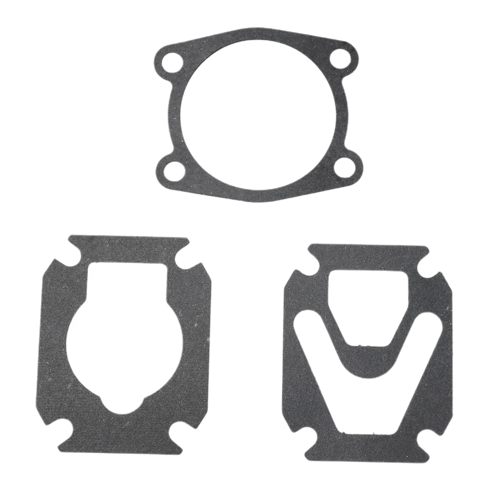 3PCS Cylinder Head Base Gasket Set Seal Valve Plate For Air Compressor Thicken Cylinder Head Paper Gasket Oil Air Pump Parts