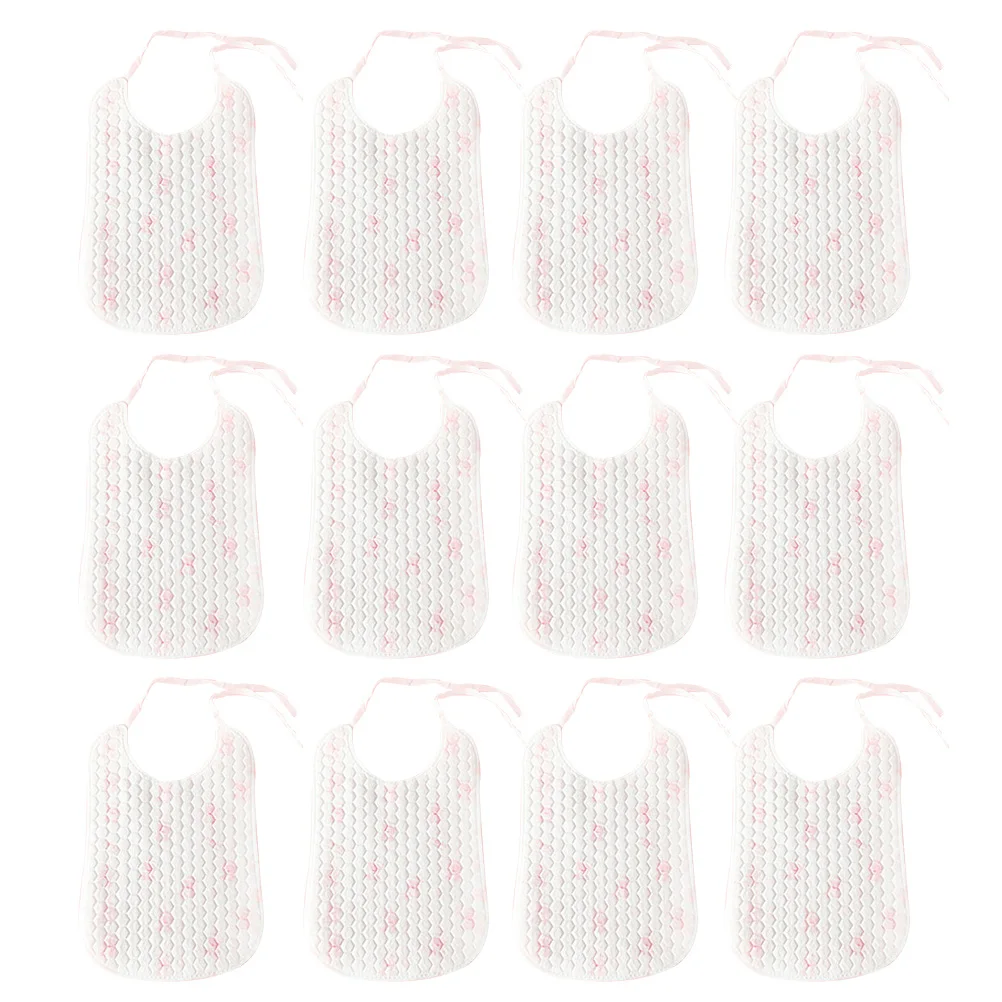 

32 Pcs Waterproof Baby Bibs High Quality Non Woven Fabric Disposable Kids Infant Anti Drip Portable Saliva Food Lunch Feeding