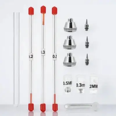 

Airbrush Accessories Combination Tips Accessory Needles and Part Nozzle Parts Dad
