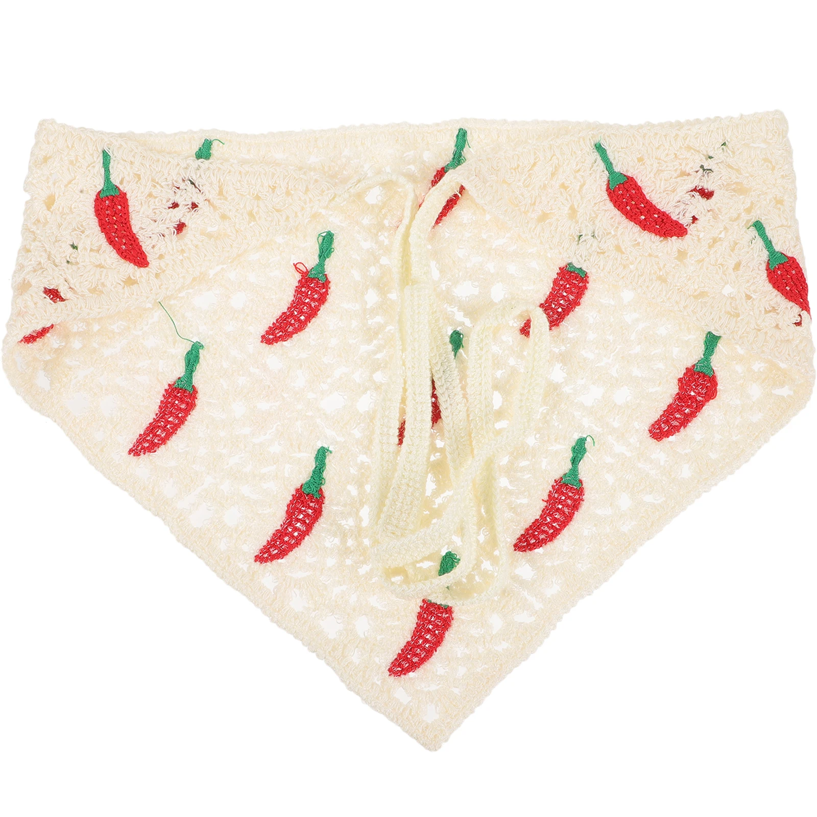 

Strap Turban Bandana Hair Scarf Women Headbands Crochet Scarves Beach Summer Camp Chili Knit Sweet Comfort Practical Accessories
