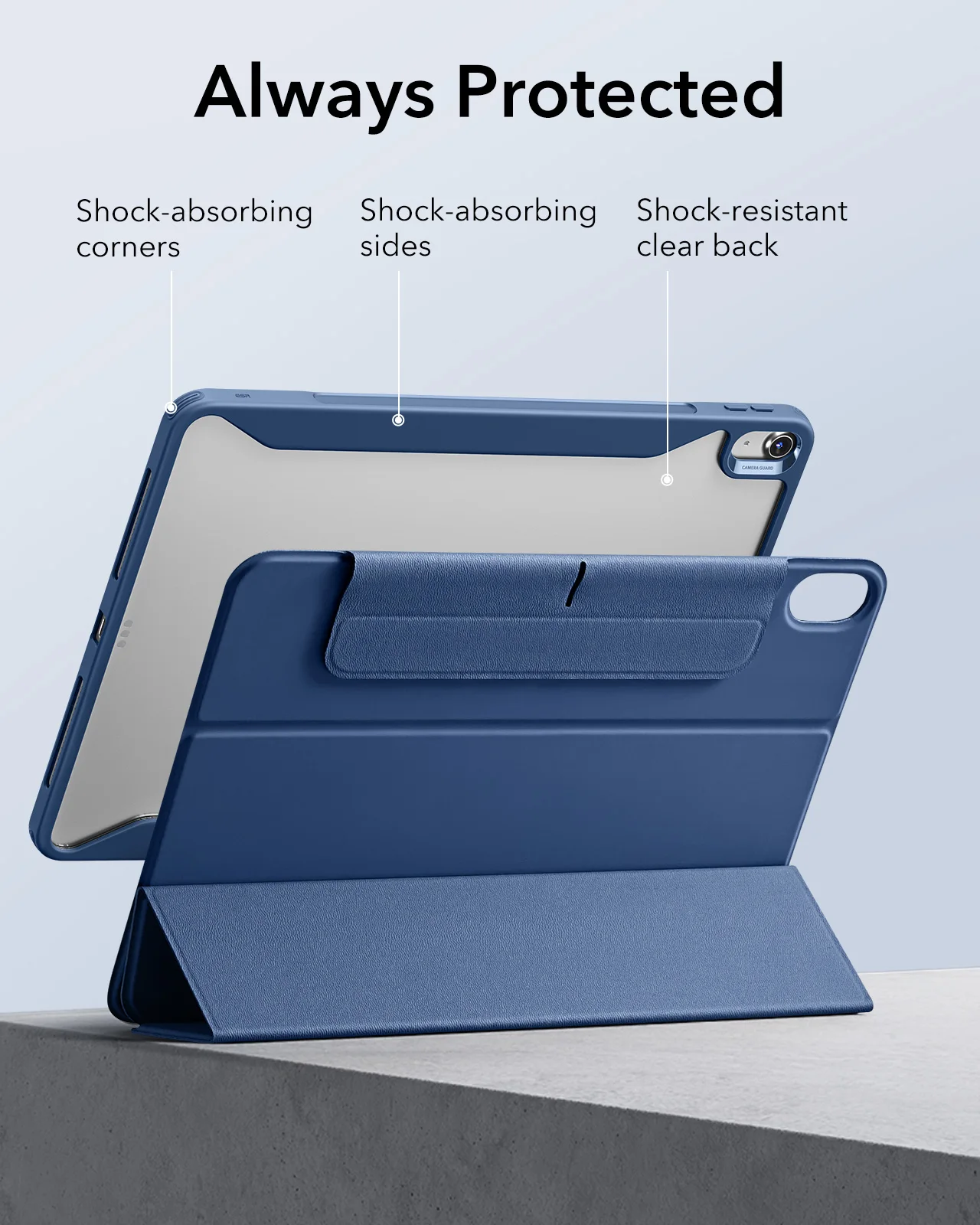 ESR for iPad Pro 12.9 Case(6th/5th)Magnetic Cover Adjustable Stand for iPad Pro 11 Inch Case(4th/3rd/2nd/1st)