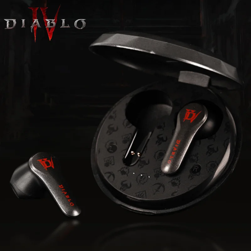 Genuine Blizzard Game Peripheral Diablo 4 Wireless Bluetooth Earphones Air5 Gift