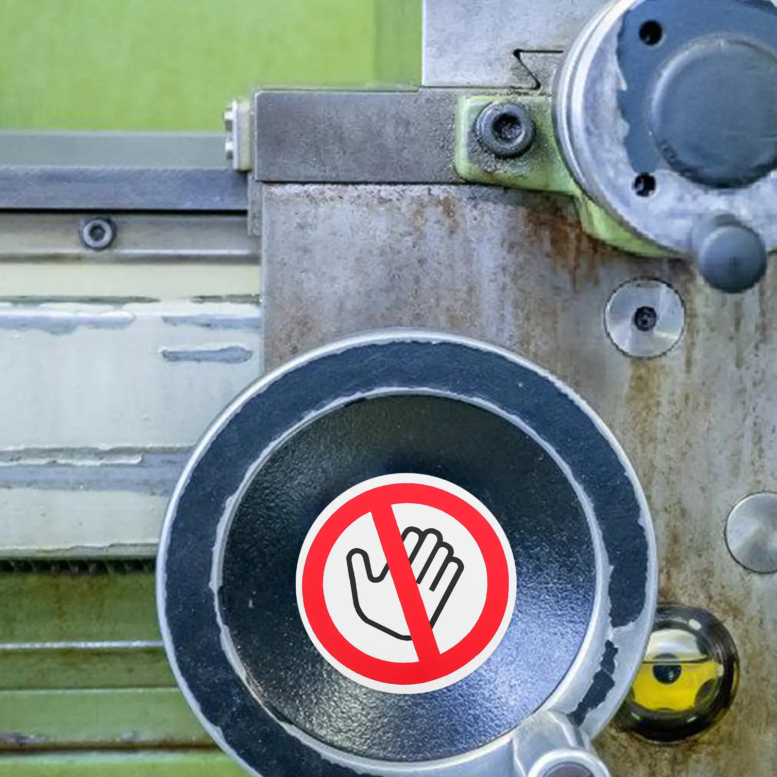 10Pcs Do Not Touch Warning Labels Safety Signs for Equipment Factories Laboratories Quick Installation Reliable