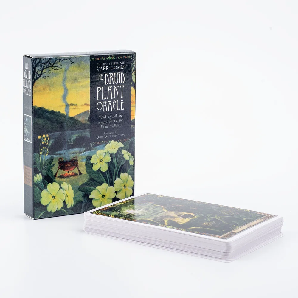 The Druid Plant Oracle 39-Card Deck Magical Flora of The Druid Tradition Beautiful Illustrations Divination  Board Game