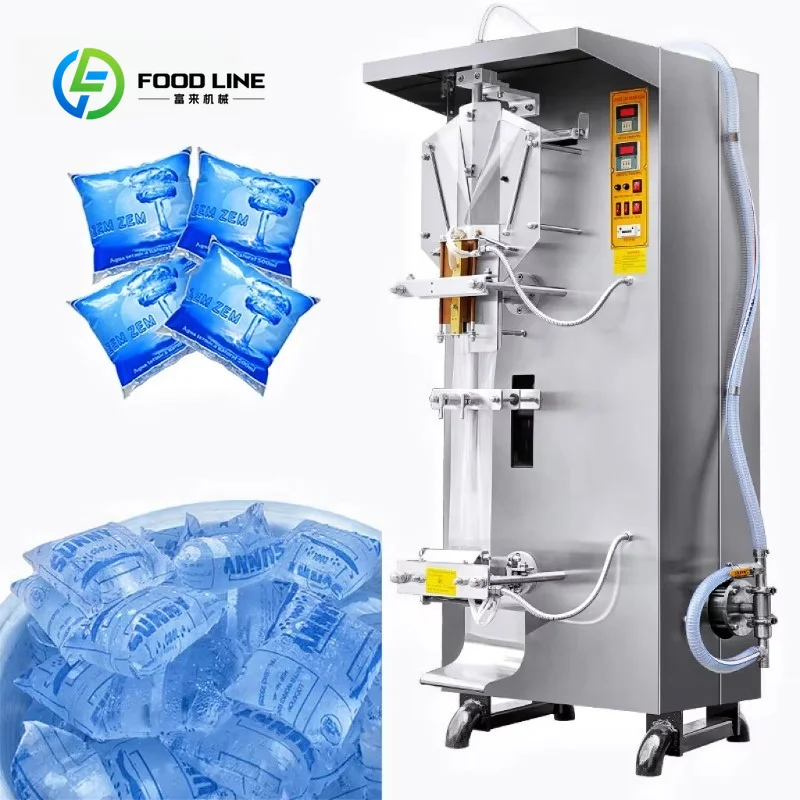 Automatic Sachet Water Packaging Machine Pure Cutting in Bag Low Price 500ml Liquid Filler customized aliexpress custom stickers